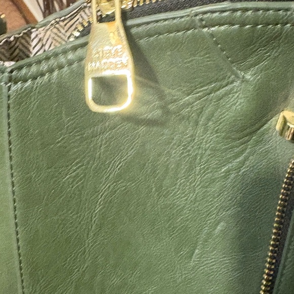 NWT Steve Madden Women's Hunter Green Satchel Bag - Picture 12 of 12